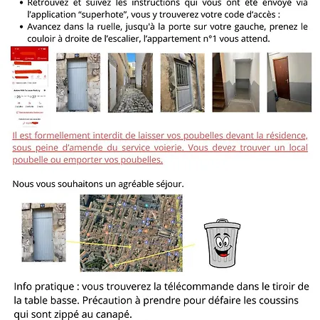 Appartement Victoria, Wifi, Terrasse, Patio, Tv, Centre Historique, Charme